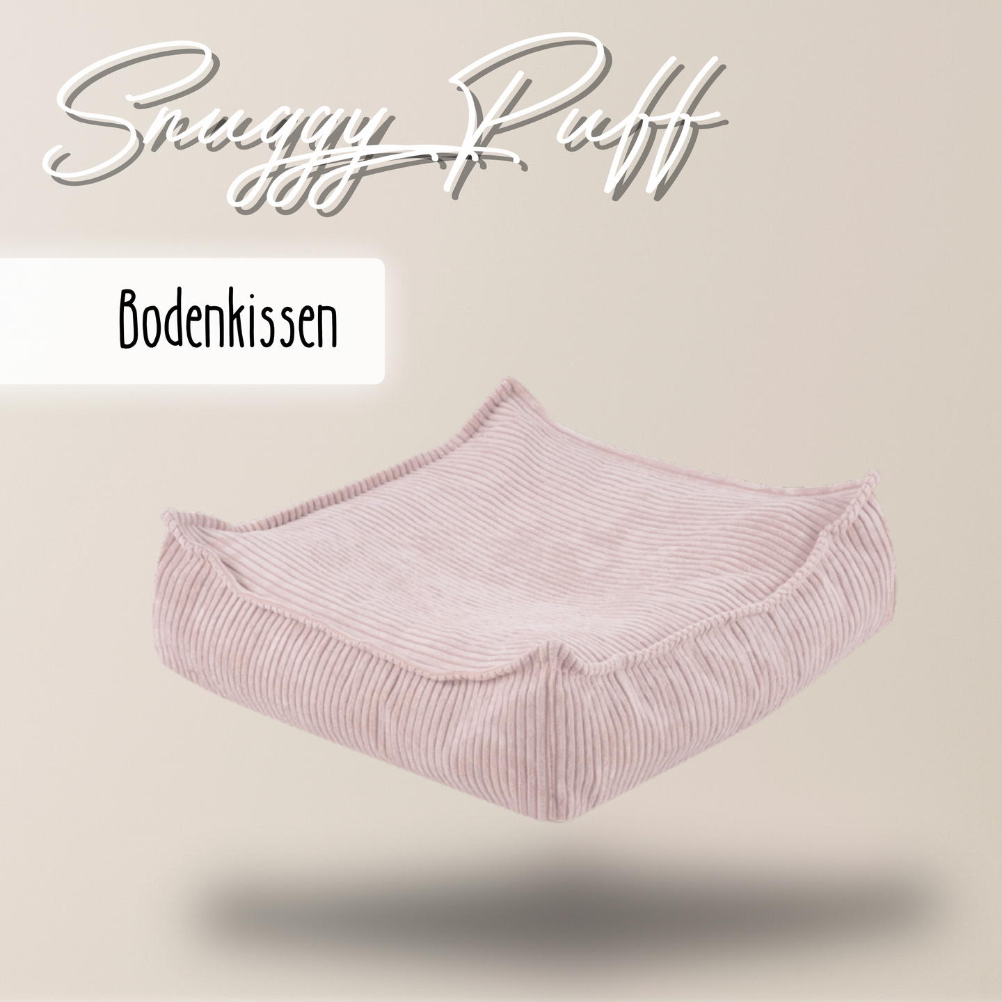 "Snuggy Puff" Bodenkissen 60x60x20cm
