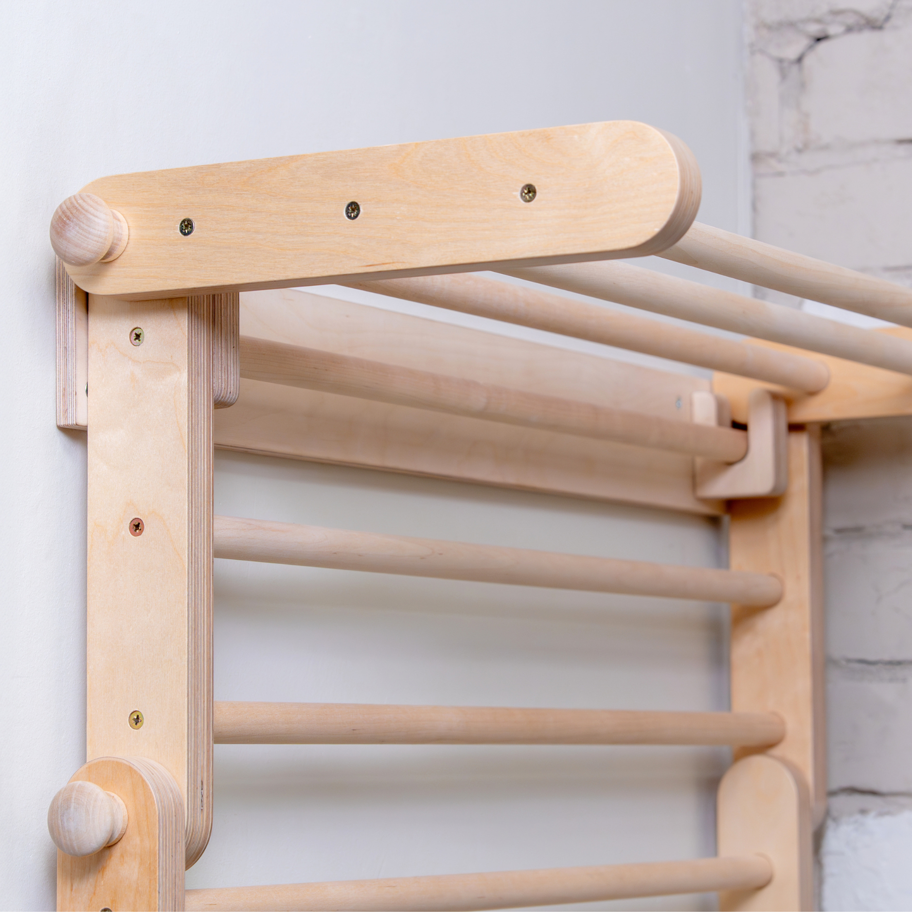 Wandmontage Set – Sprossenwand Erweiterung für MOPITRI® & FIPITRI® Kletterrahmen