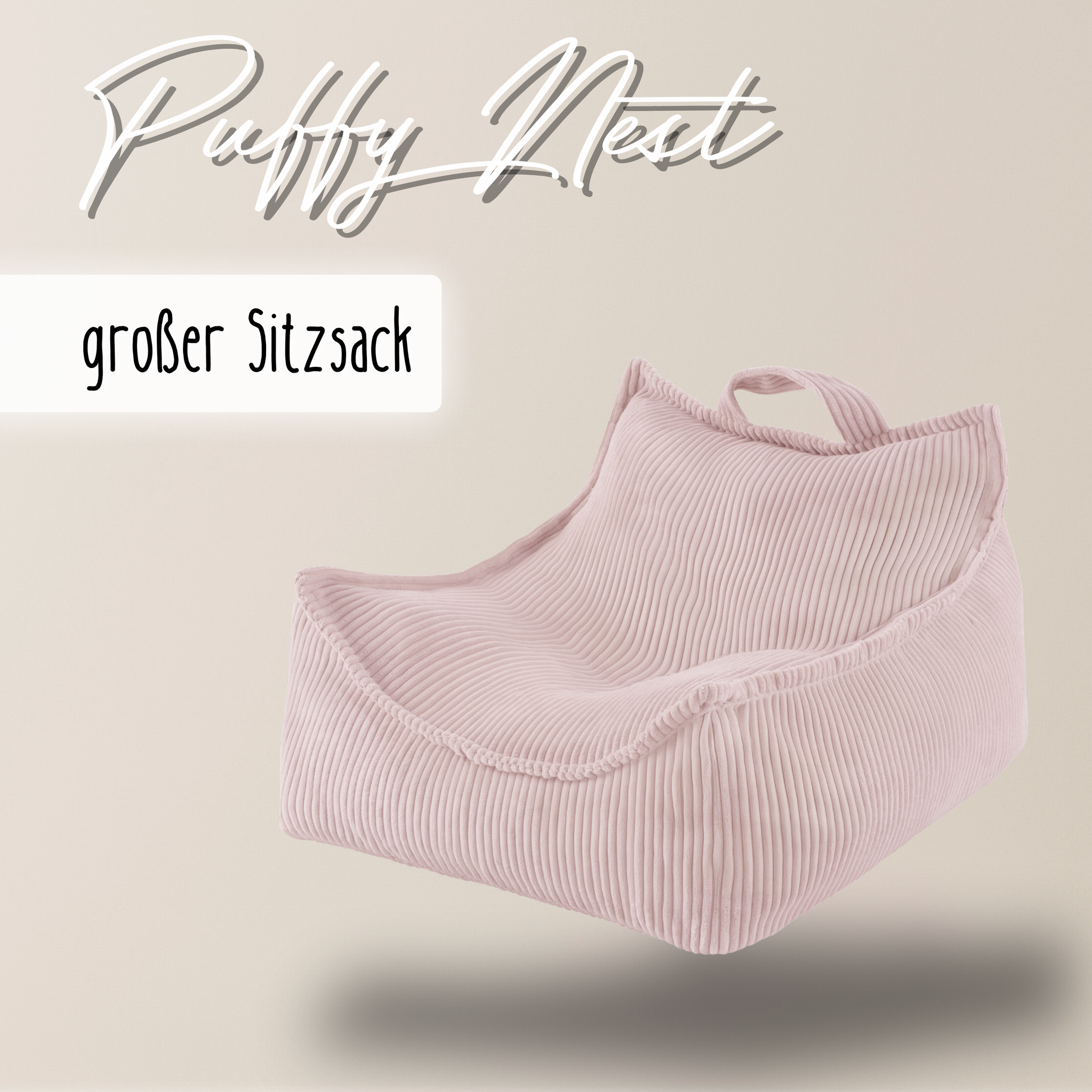 "Puffy Nest" Sitzsack für Kinder 77x67x50cm