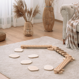 Montessori Balance-Trittsteine aus Holz