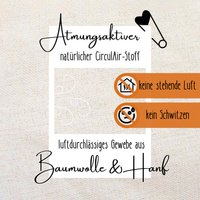 Pop-Up Bällebad-Spielzelt aus Baumwolle/Hanf