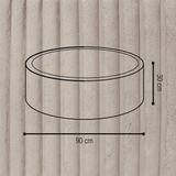 "Fluffy Pool" Bällebad 90x30cm OHNE Bälle