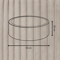 "Fluffy Pool" Bällebad 90x30cm OHNE Bälle