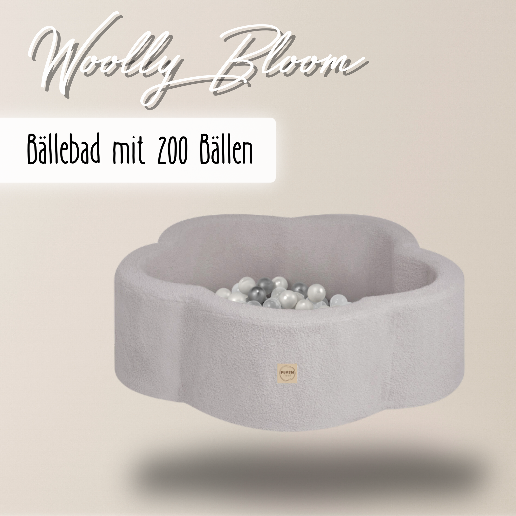 "Woolly Bloom" Bällebad 95x30cm mit 200 Bällen