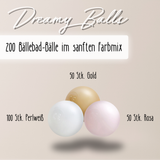 "Dreamy Balls" 200 Bällebad-Bälle im sanften Farbmix, CE-zertifiziert