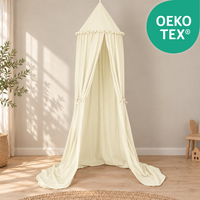 Kinderzimmer Baldachin 260cm – 100% Baumwolle