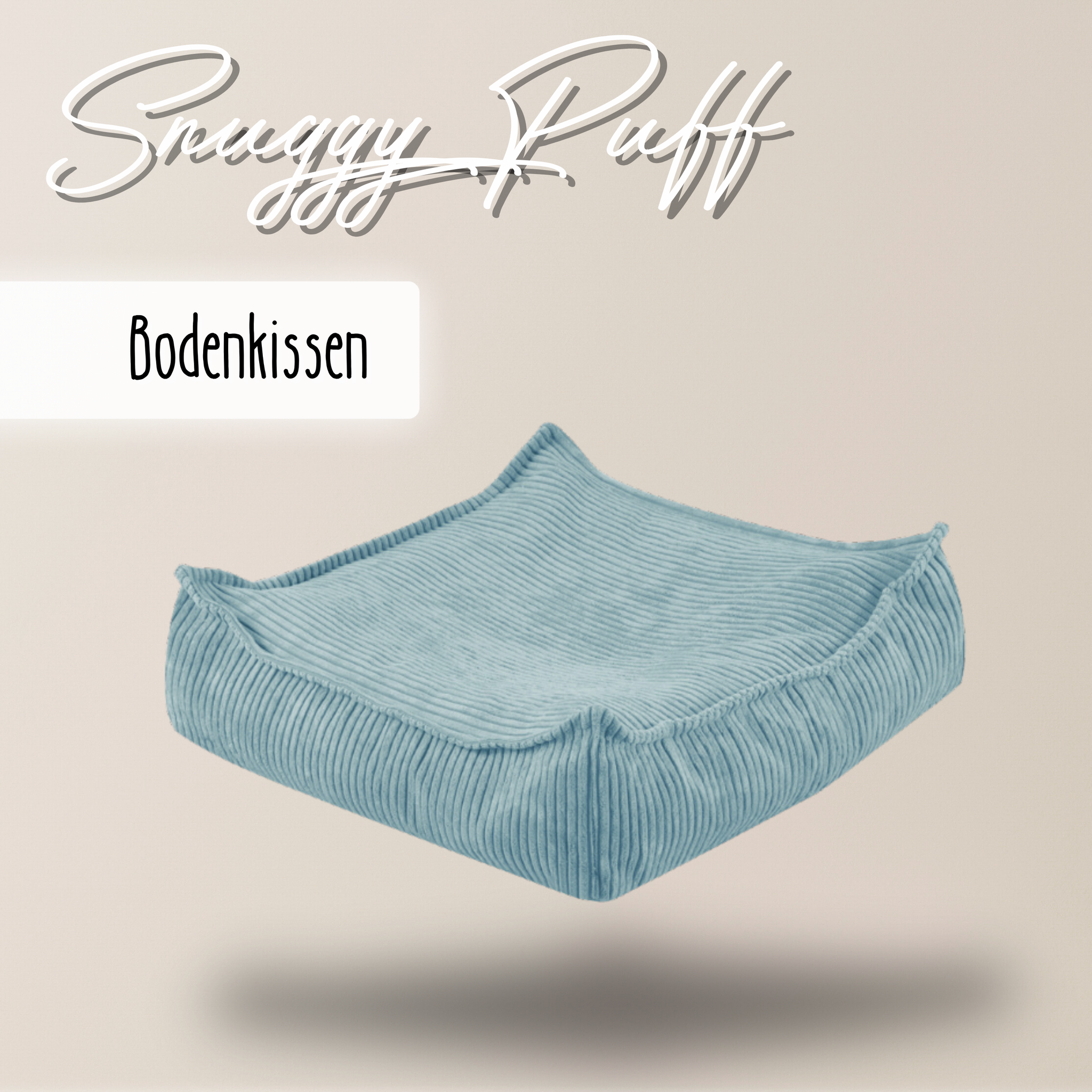 "Snuggy Puff" Bodenkissen 60x60x20cm
