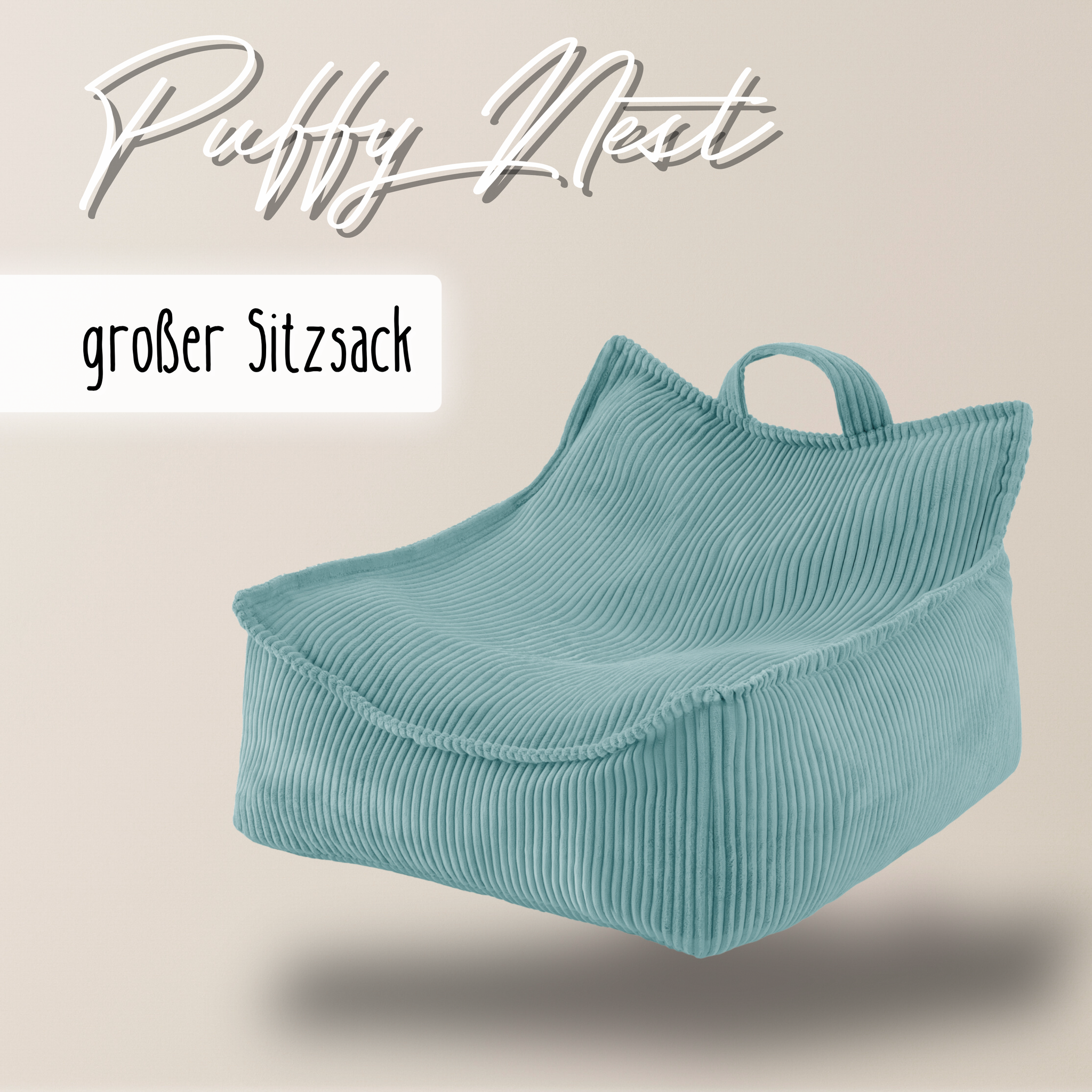 "Puffy Nest" Sitzsack für Kinder 77x67x50cm