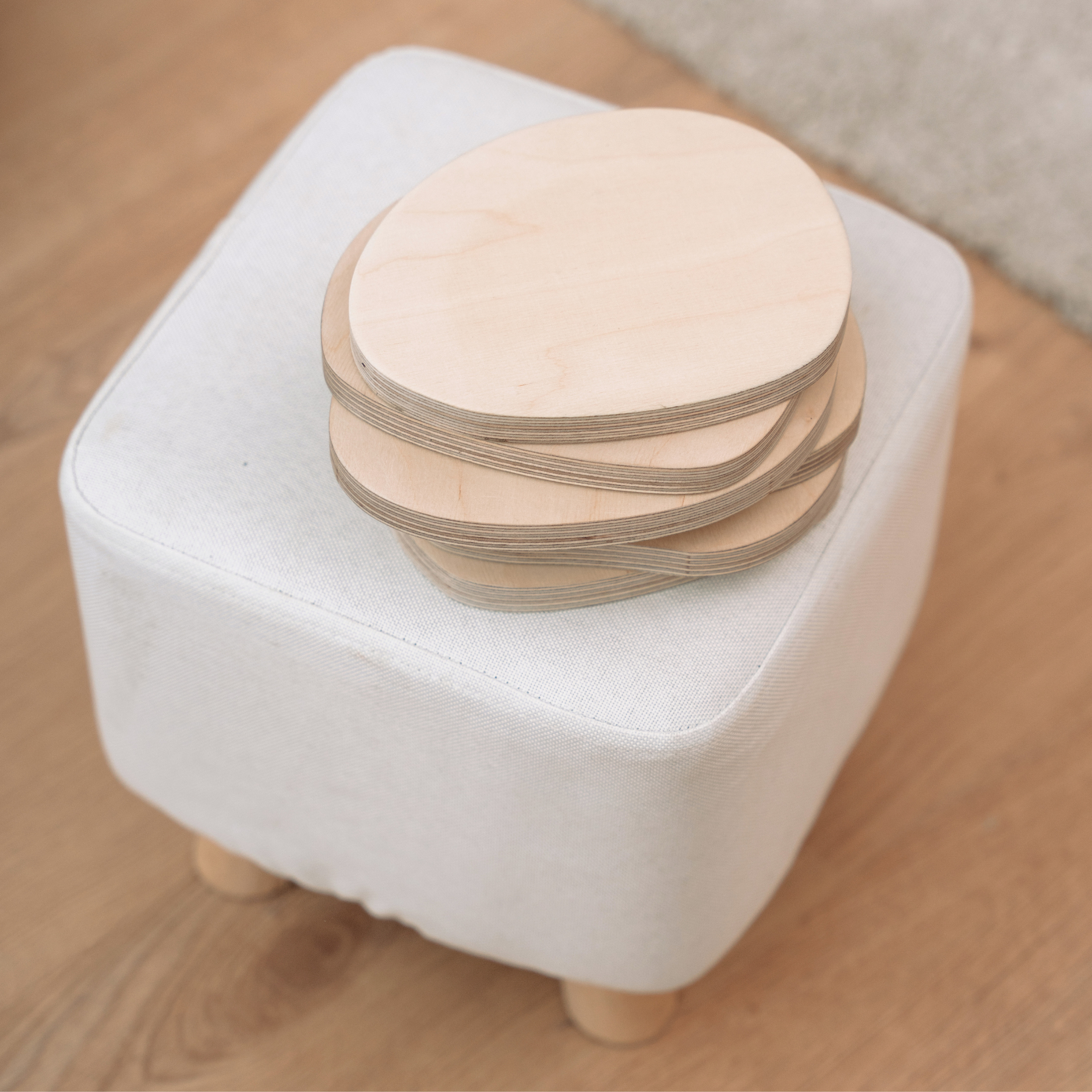 Montessori Balance-Trittsteine aus Holz