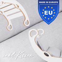 "Mini Rocker" 2in1  Kletterbogen & Wippe mit Kissen 75x39x40cm