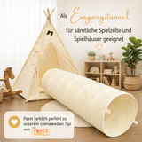 Spieltunnel aus Baumwolle, passend zum Tipi, 180x46cm