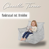 "Chenille Throne" bequemer Kinder-Relaxsessel 80x73x58cm