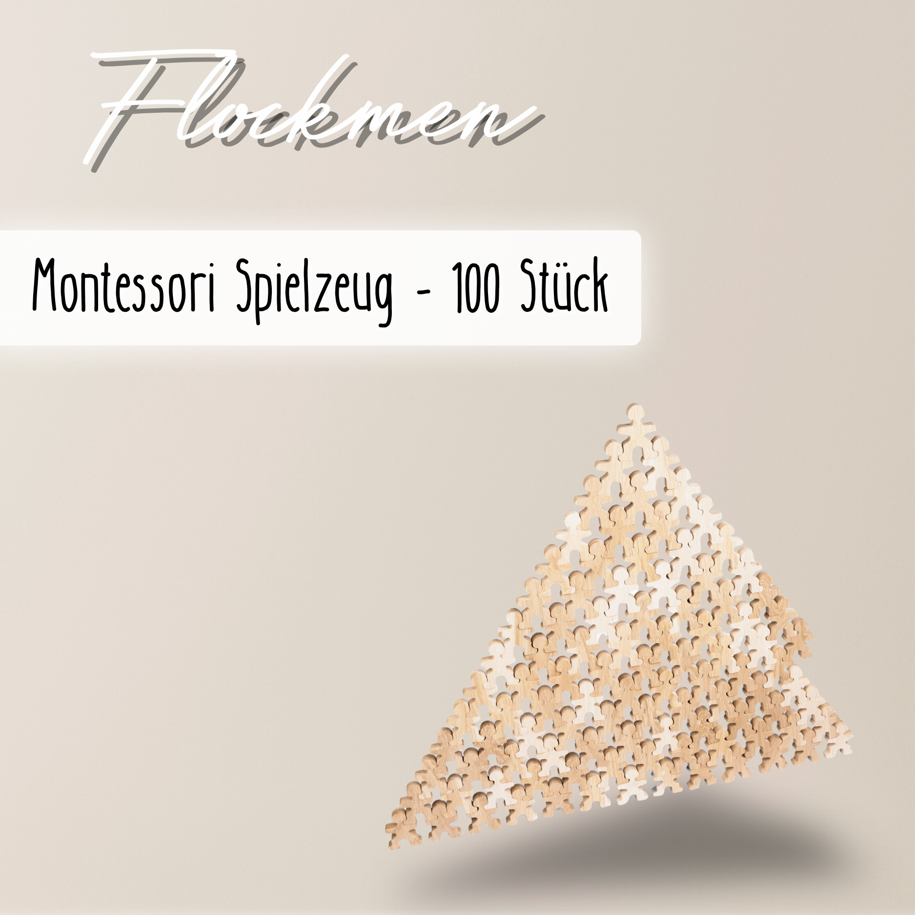 Flockmen® – Montessori Holzfiguren für kreatives Spielen