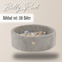 "Bally Pool" Bällebad 90x30cm, mit 200 Bällen