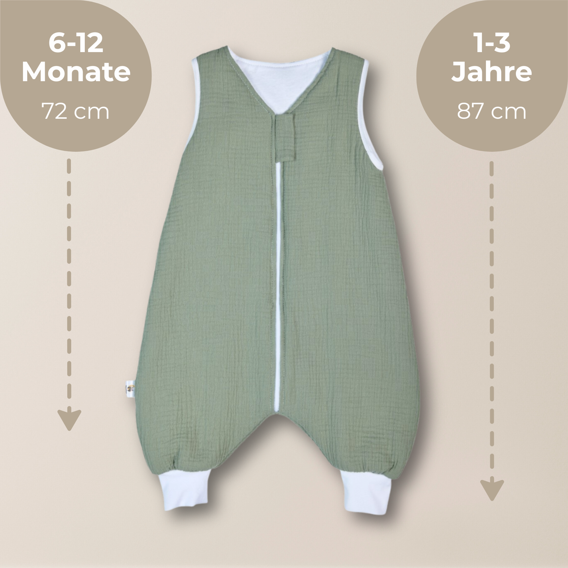 YappyBuzz Baby- und Kinderschlafsack mit Beinen