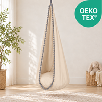 Cocoon Swing – Hängeschaukel aus Baumwolle mit Sitzkissen