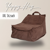 "Yappy Hug" XXL Familien-Sitzsack 70x80x50cm mit EPS-Perlen & Anti-Rutsch-Boden