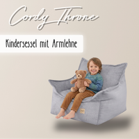 "Cordy Throne" bequemer Kinder-Relaxsessel 80x73x58cm