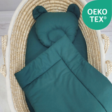 Baby Bettwäsche-Set mit Füllung – Decke & Teddy-Kissen aus 100% Baumwolle