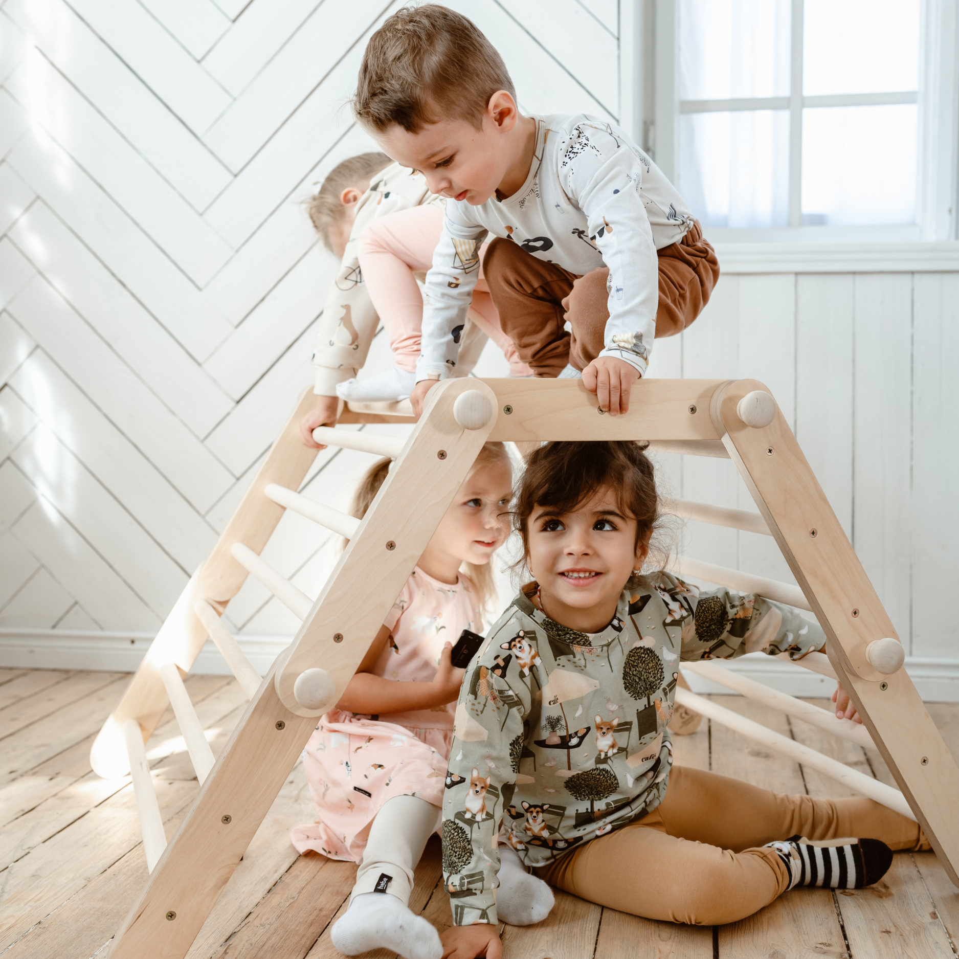 FIPITRI® – Modifizierbarer Montessori Kletterrahmen mit 5 Segmenten