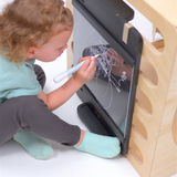 Zweiseitige Maltafel – kreatives Zusatzboard für Lerntürme & Kletterspielzeug