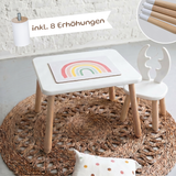 Solo Set "Deer" - Kindertisch & Stuhl aus massivem Buchenholz
