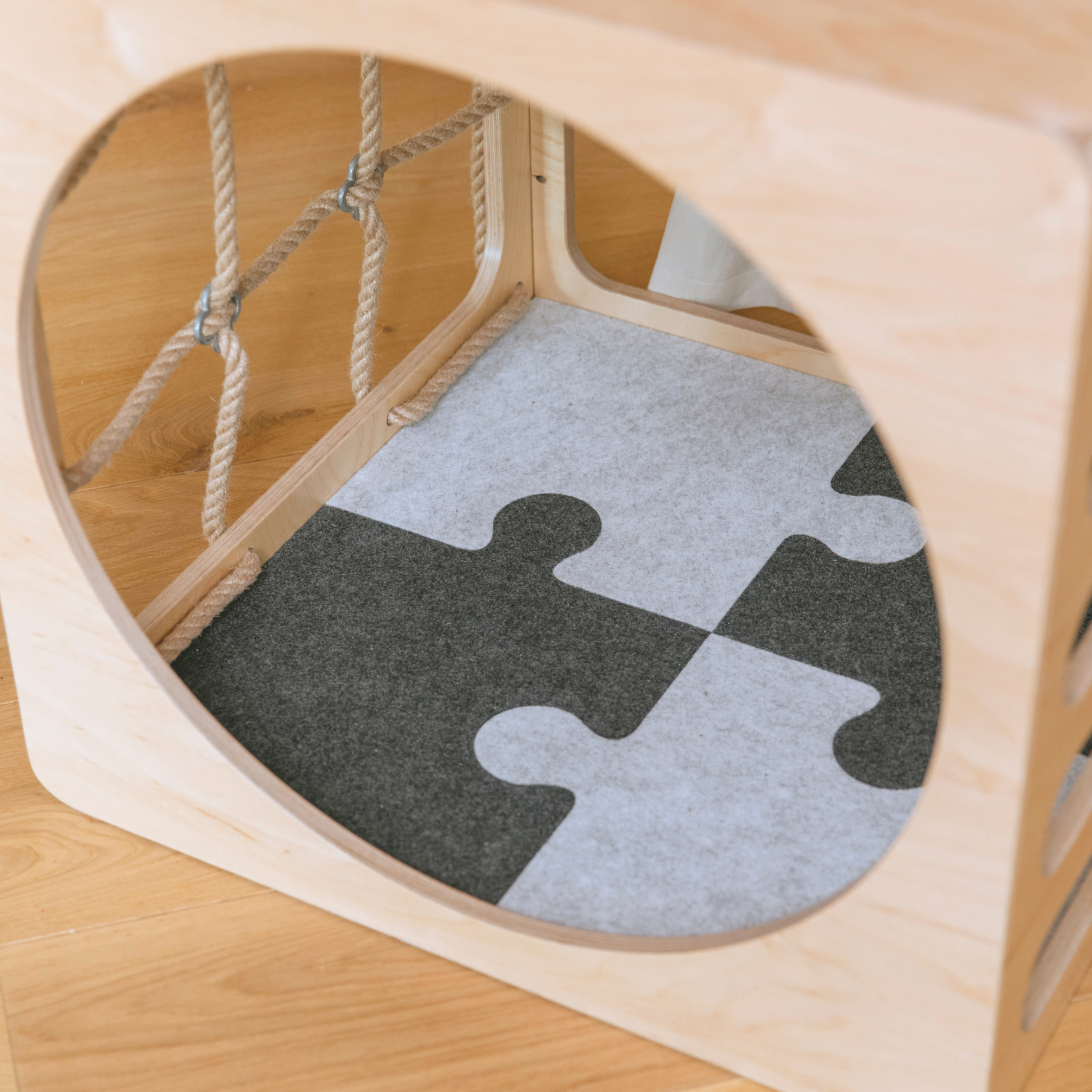Filz-Puzzlematte aus recyceltem Material, 50x50 & 90x76cm