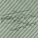 "Mini Castle" Indoor Spielplatz-Set mit Mini-Bällebad & 100 Bällen