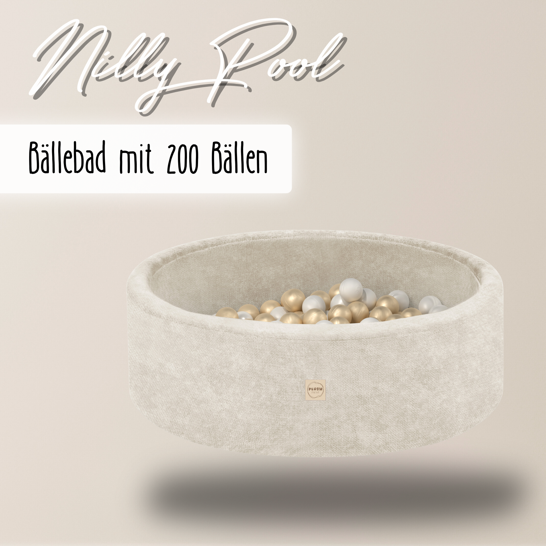 "Nilly Pool" Bällebad 90x30cm mit 200 Bällen