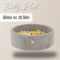 "Bally Pool" Bällebad 90x30cm, mit 200 Bällen