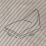"Lazy Lounger" großer Sitzsack 120x80cm
