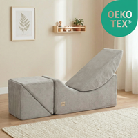 "Moon Lounger" Modularer Kinder-Chaiselongue 145×35×45cm