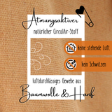 Pop-Up Bällebad-Spielzelt aus Baumwolle/Hanf