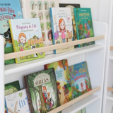 Kleines Montessori Bücherregal – aus massivem Kiefernholz 80×92×12 cm
