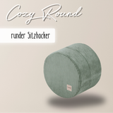 "Cozy Round" pouf 40x30cm