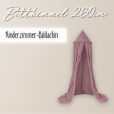 Kinderzimmer Baldachin 260cm – 100% Baumwolle