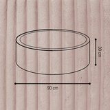 "Fluffy Pool" Bällebad 90x30cm OHNE Bälle