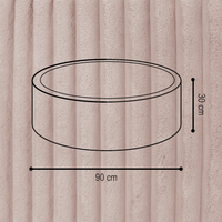 "Fluffy Pool" Bällebad 90x30cm OHNE Bälle