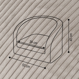 "Cuddle Chair" Kindersessel 53x40cm