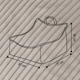 "Puffy Nest" Sitzsack für Kinder 77x67x50cm