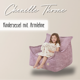 "Chenille Throne" bequemer Kinder-Relaxsessel 80x73x58cm