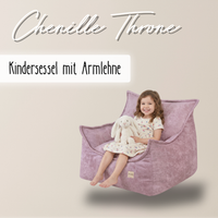 "Chenille Throne" bequemer Kinder-Relaxsessel 80x73x58cm