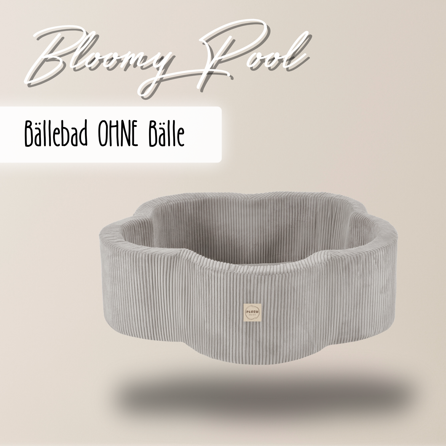 "Bloomy Pool" Bällebad 95x30cm OHNE Bälle