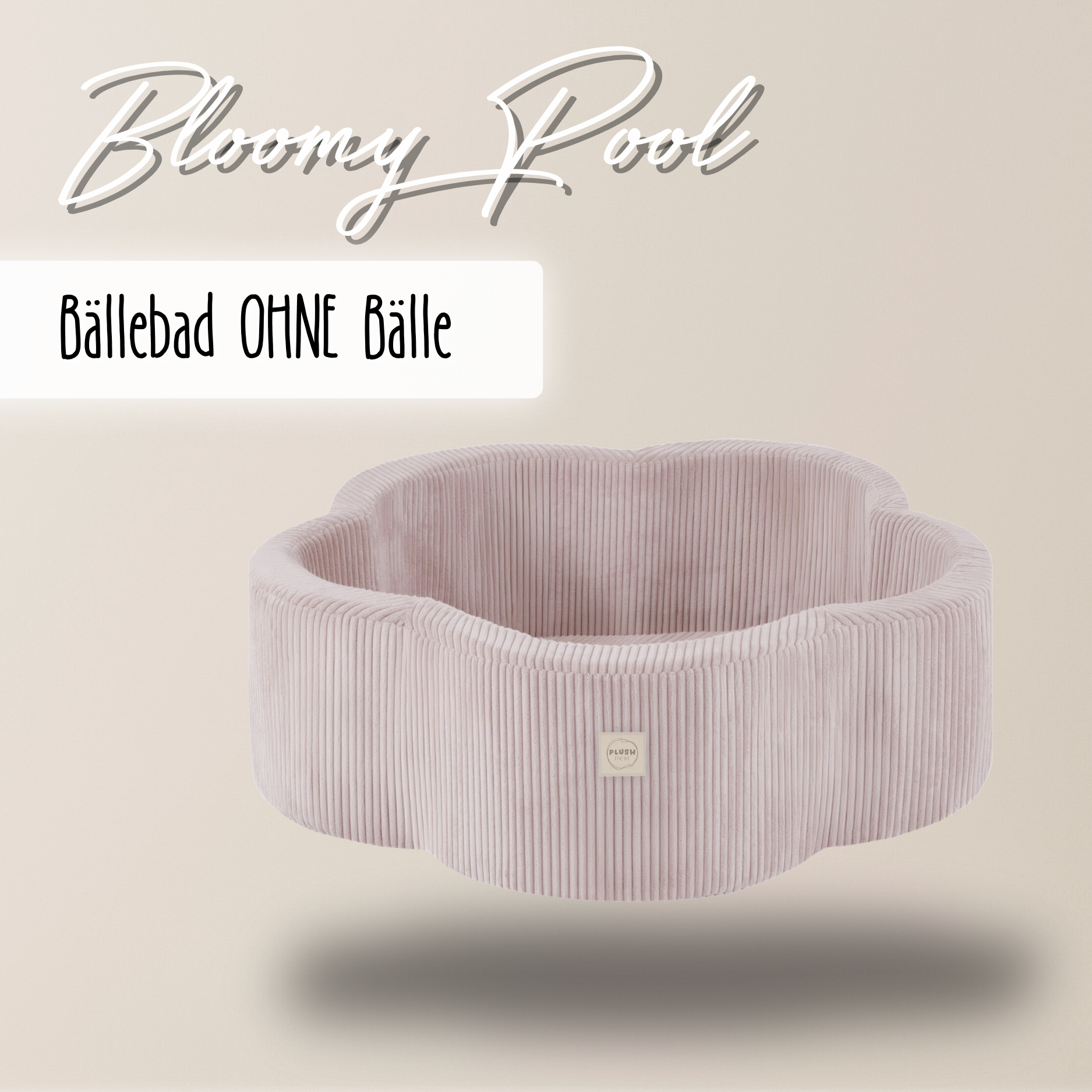 "Bloomy Pool" Bällebad 95x30cm OHNE Bälle