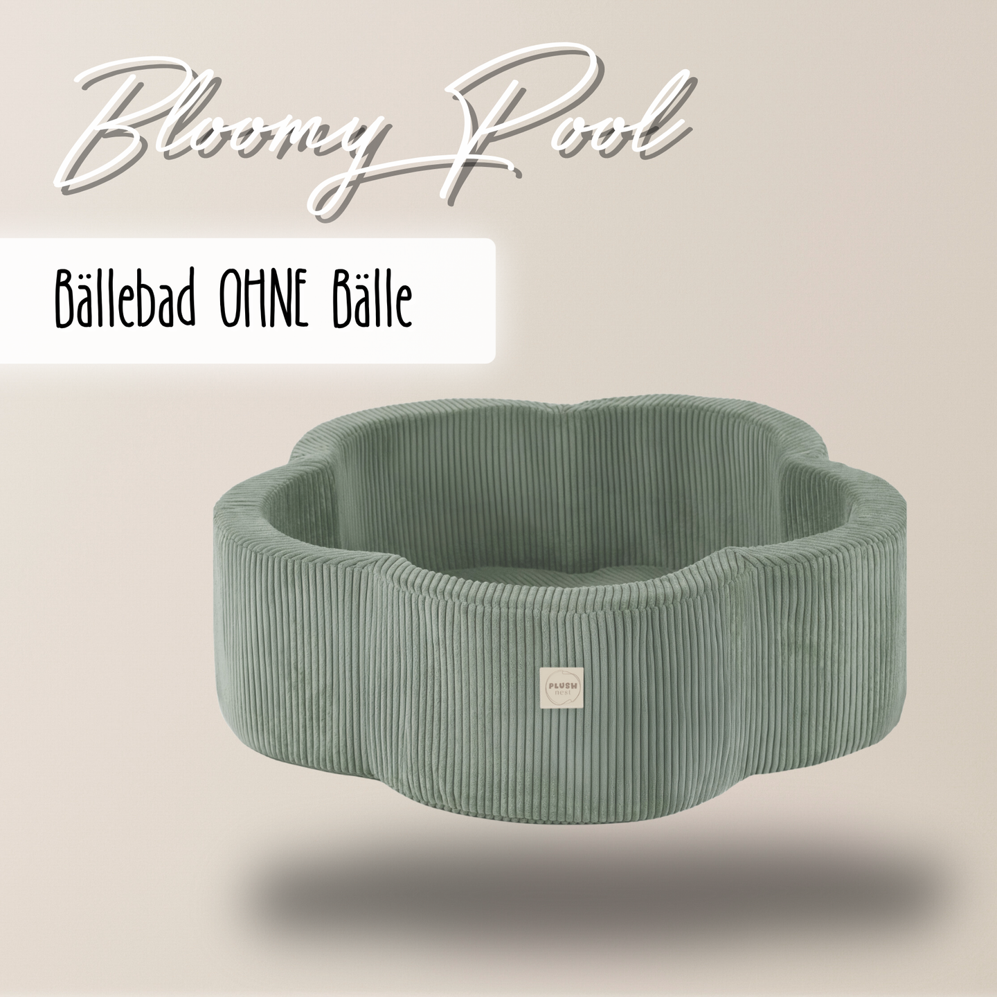 "Bloomy Pool" Bällebad 95x30cm OHNE Bälle