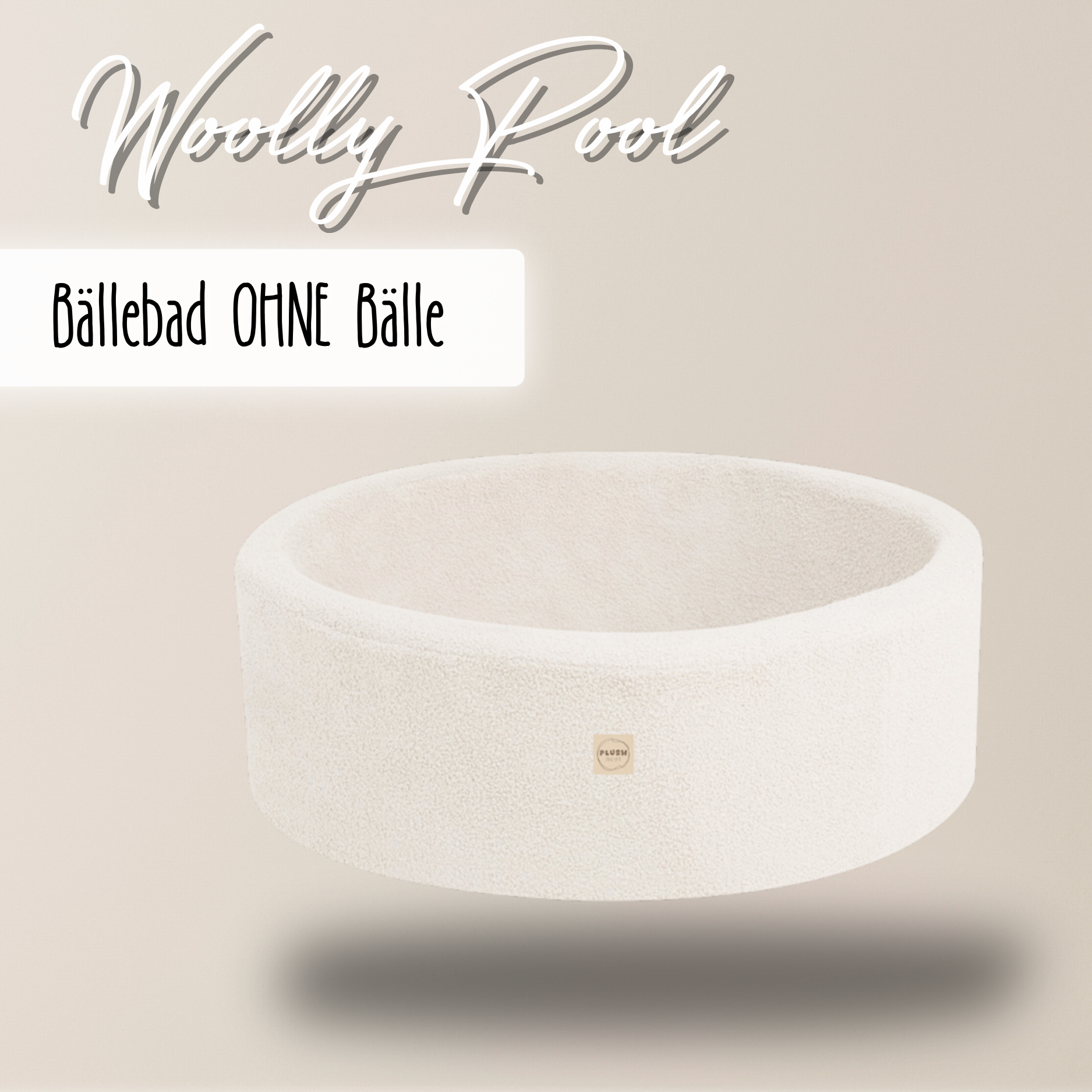 "Woolly Pool" Bällebad 90x30cm OHNE Bälle
