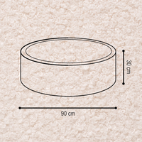 "Woolly Pool" Bällebad 90x30cm OHNE Bälle