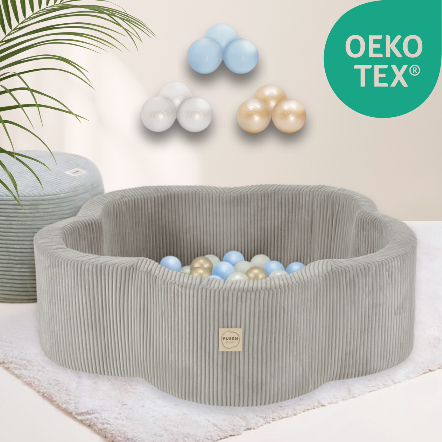 "Bloomy Pool" Bällebad 95x30cm mit 200 Bällen