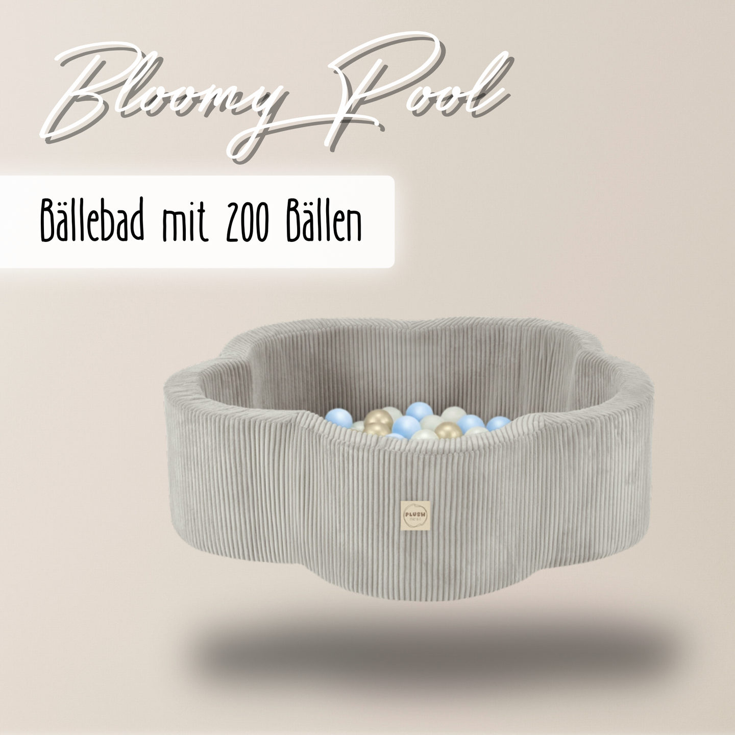 "Bloomy Pool" Bällebad 95x30cm mit 200 Bällen