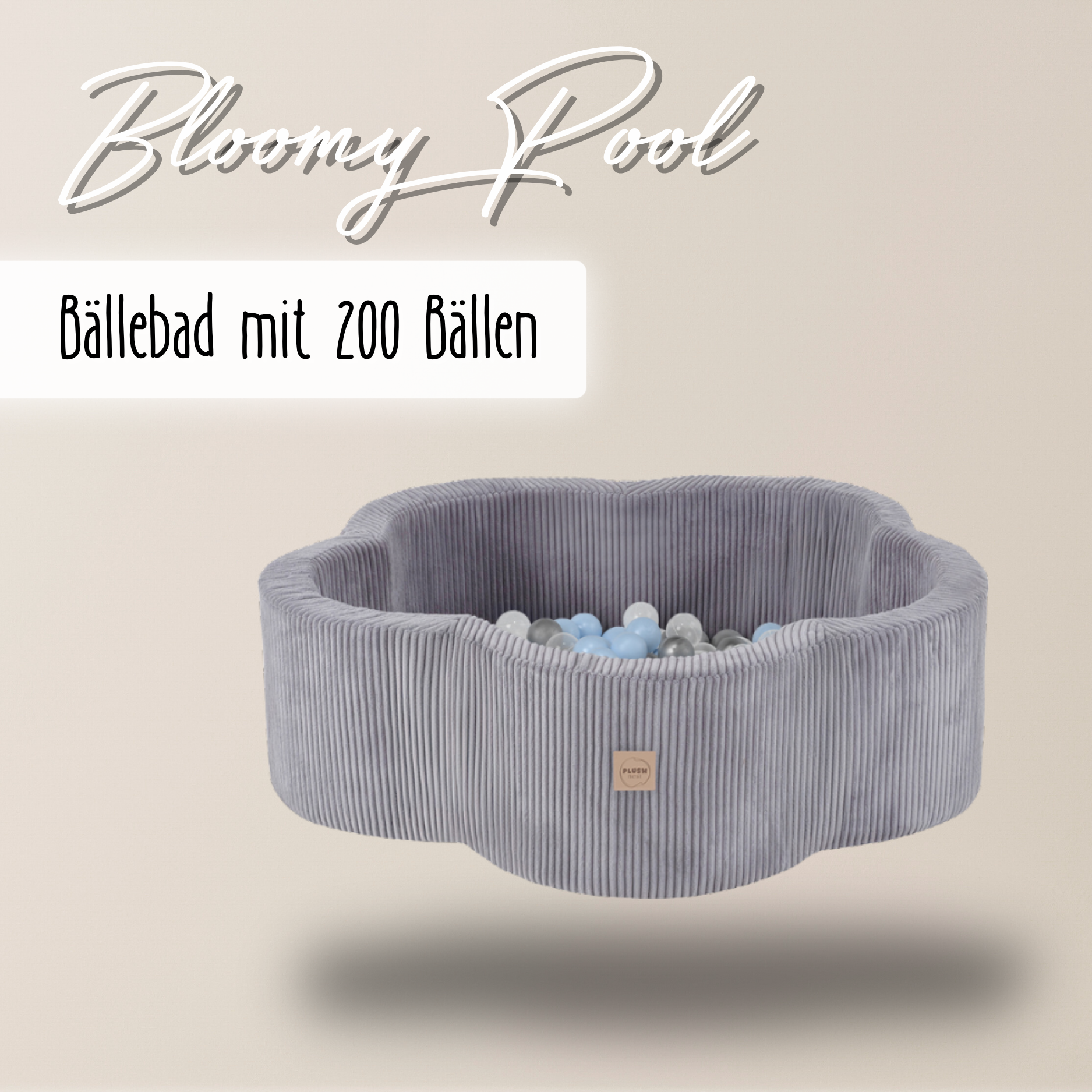 "Bloomy Pool" Bällebad 95x30cm mit 200 Bällen